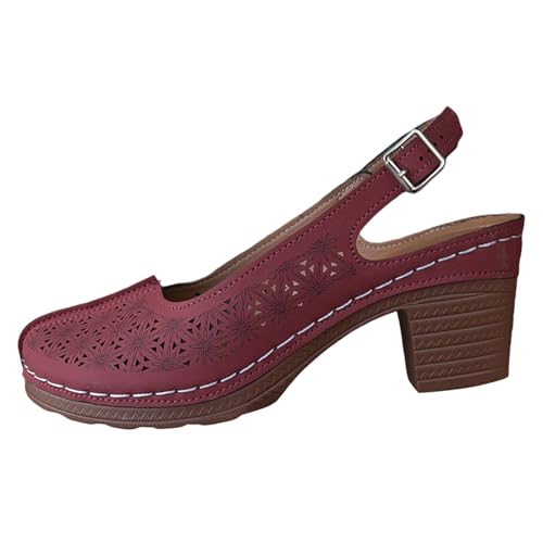 Damen Sandalen Elegant Bequem Freizeit Sommer Schnürriemen Plateau Absatz Strandschuhe Offene Zehen Weiblich Mode Schuhe (38) von Generic