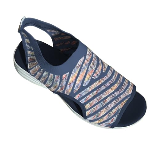 Damen Sandalen Sommer Sport Mesh Orthopädische Schuhe Bequem Waschbare Slingback Orthopädische Slide Outdoor Wassersandalen Casual Strick Plateau Sandalen mit Weiche Fussbett Damen Sandalen Sommer Sport Mesh Orthopädische Schuhe Bequem Waschbare Slingback Orthopädische Slide Outdoor Wassersandalen Casual Strick Plateau Sandalen mit Weiche Fussbett von Generic