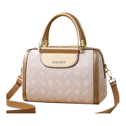 Damen Satchel Handtasche – Elegante Handtasche Geldbörse, klassischer Schulter-Trage-Stil | strukturiertes Design mit Tragegriff oben für die Arbeit, Weiß, Refer to description von Generic