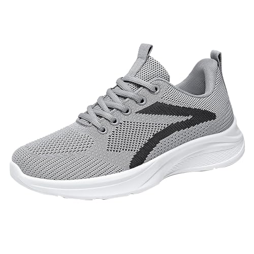 Damen Schuhe Größe 43Sportschuhe Mit Gewölbeunterstützung Dämpfung Schnürschuhe Verstellbare Laufschuhe Weichen Sohlen Walkingschuhe rutschfeste Freizeitschuhe Geeignet Zum Bergsteigen Und Reisen von Generic
