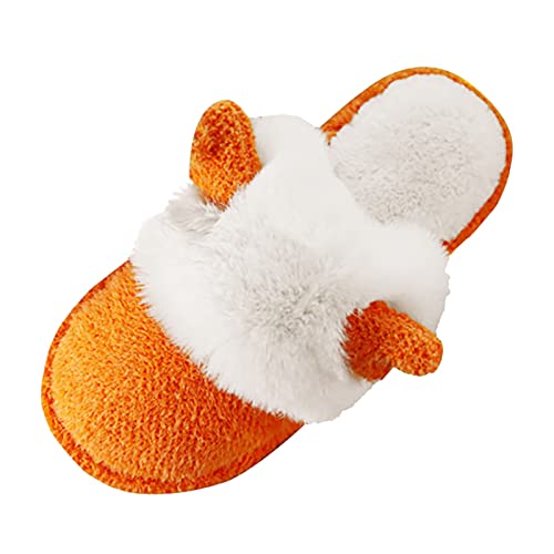 Damen Schuhe Hausschuhe Winter Plüsch Wärme Pantoffeln Memory-Schaum Offene Zehenpartie Freizeit Trendiger Slipper Schmerzlinderung Casual Kuschelig Slippers Drinnen Draußen von Generic