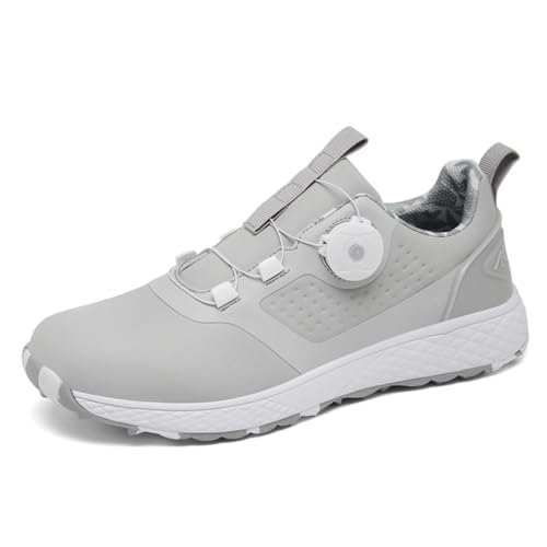 Damen Slip-On Golf Schuhe Komfort Leichtgewicht Golf Fußbekleidung rutschfeste Mesh Mode Atmungsaktive Golfer Trainings Sneakers,Grau,40 EU Damen Slip-On Golf Schuhe Komfort Leichtgewicht Golf Fußbekleidung rutschfeste Mesh Mode Atmungsaktive Golfer Trainings Sneakers,Grau,40 EU von Generic
