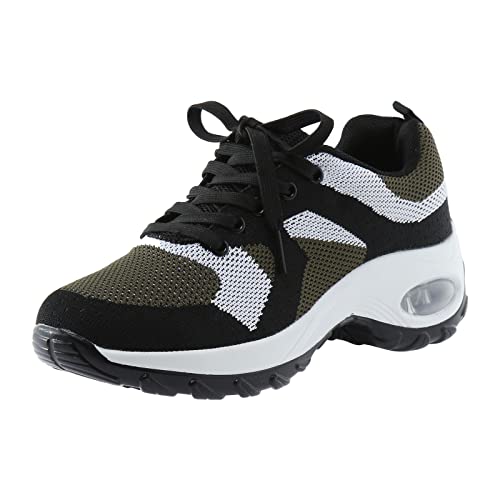 Damen Slip On Sneaker Laufschuhe Freizeit Leicht Freizeit Damen Schnürschuhe Reise Weiche Sohle Bequeme Schuhe Outdoor Mesh Schuhe Runing Mode Sport Atmungsaktive Schuhe von Generic