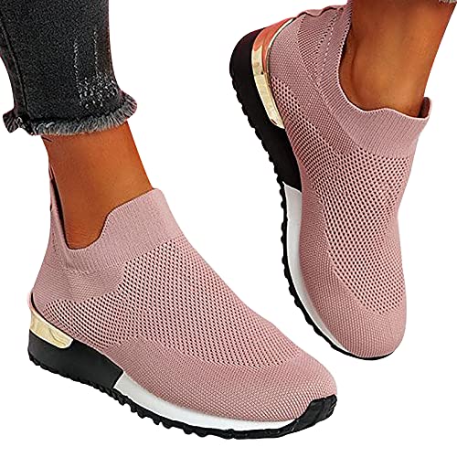 Damen Slip on Sneaker Frauen Gewebt Orthopädische Schuhe Atmungsaktiv Turnschuhe Leicht Laufschuhe Sportschuhe Bequeme Schlupfschuhe Walkingschuhe Arch Support Schuhe Damen Slip on Sneaker Frauen Gewebt Orthopädische Schuhe Atmungsaktiv Turnschuhe Leicht Laufschuhe Sportschuhe Bequeme Schlupfschuhe Walkingschuhe Arch Support Schuhe von Generic