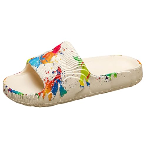 Damen Slipper, LäSsig Plateau Sandalen Slides Mit Absatz Und Fussbett Elegant Coole Sandaletten Bequem Boho Glitzer Flip Flops Casual Wedge Peep Toe Sommerschuhe Frauen Damen Slipper, LäSsig Plateau Sandalen Slides Mit Absatz Und Fussbett Elegant Coole Sandaletten Bequem Boho Glitzer Flip Flops Casual Wedge Peep Toe Sommerschuhe Frauen von Generic