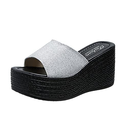 Damen Slipper, LäSsig Slippers Schlappen Unisex Mode Strasssteine Cozy Slides Herren Badelatschen Hausschuhe Casual Elegant Wedge Peep Toe Plateau Sandalen Damen Slipper, LäSsig Slippers Schlappen Unisex Mode Strasssteine Cozy Slides Herren Badelatschen Hausschuhe Casual Elegant Wedge Peep Toe Plateau Sandalen von Generic