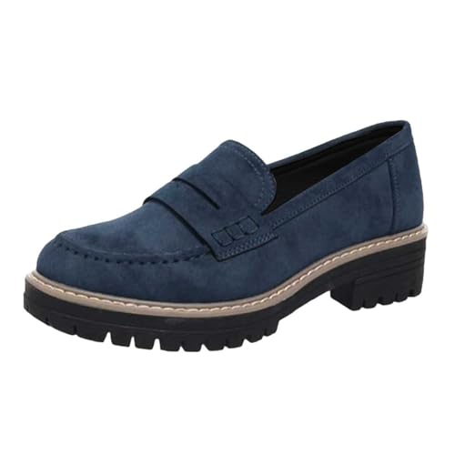 Damen Slipper Plateau Halbschuhe Absatz Loafer Mokassins 40EU von Generic