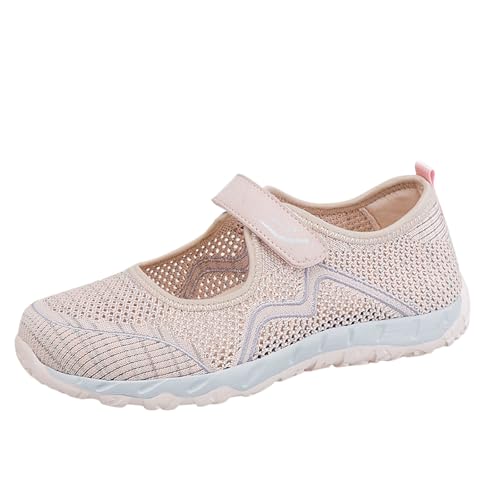 Damen-Sneaker, ohne Schnürsenkel, orthopädisch, atmungsaktiv, Mesh, Wanderschuhe, Fitnessstudio, Training, Fitness, Sneaker, modisch, kaki, 39 EU Damen-Sneaker, ohne Schnürsenkel, orthopädisch, atmungsaktiv, Mesh, Wanderschuhe, Fitnessstudio, Training, Fitness, Sneaker, modisch, kaki, 39 EU von Generic