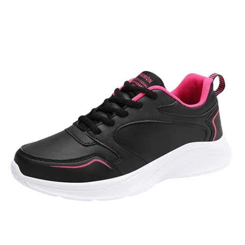 Damen-Sneaker, orthopädisch, Walkingschuhe, Laufschuhe, leicht, rutschfest, Sportschuhe, bequem, lässig, Hot Pink, 41 EU von Generic