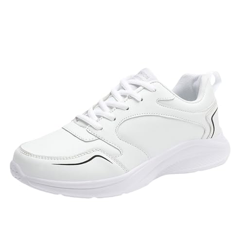 Damen-Sneaker, orthopädisch, Walkingschuhe, Laufschuhe, leicht, rutschfest, Sportschuhe, bequem, lässig, weiß, 40 EU von Generic
