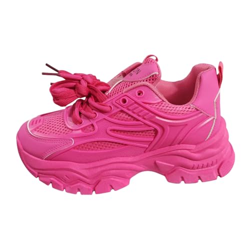 Damen Sneaker Chunky Turnschuhe für Damen, modische Plateau-Lässige Schuhe, Bequeme Keilabsatz Sneaker von Generic