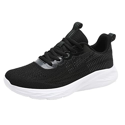 Damen Sneaker Leicht Turnschuhe Sportschuhe,Sneaker Grün Damen,Schwarze Laufschuhe,Luftpolster Schuhe Damen,Sneaker Damen Creme,Halbhohe Sneakers Damen von Generic