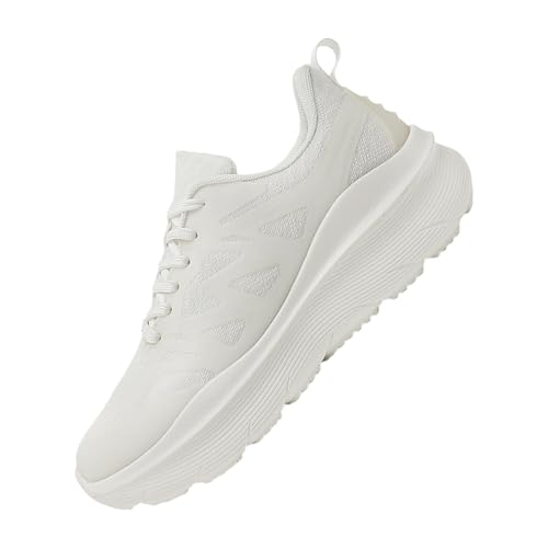 Damen Sommerschuhe 42 Slip Sneaker Breite Füße Leichte Flach Walkingschuhe Mit Klettverschluss Mesh Bequeme Atmungsaktive Laufschuhe rutschfeste Elegant Exquisit Trekkingschuhe von Generic
