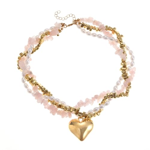 Damen Spiral Winding Halskette Anhänger Licht Luxus Nische High-End Liebe Halskette von Generic