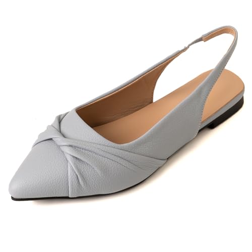 Damen Spitze Zehe Slingback Flats Sandalen Schlupfschuhe Kleider Schuhe Damen Blockabsatz Schnalle Flats Hochzeitsschuhe Für Alltag Und Büro Große Größen,Dusty Teal,46 EU Damen Spitze Zehe Slingback Flats Sandalen Schlupfschuhe Kleider Schuhe Damen Blockabsatz Schnalle Flats Hochzeitsschuhe Für Alltag Und Büro Große Größen,Dusty Teal,46 EU von Generic
