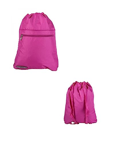 Damen Sporttasche / Schwimmtasche, 36 x 30 cm, Dunkelrosa, rose, Einheitsgröße, GYM BAG von Generic