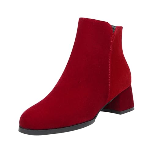 Damen Stiefeletten Wildleder Halbstiefel Schlupfschuhe Mit Schnalle Absatz Blockabsatz Übergangsstiefel Trachten Elegant Übergangsstiefel Blockabsatz Halbhoch Boots Westernstiefel Damen Stiefeletten Wildleder Halbstiefel Schlupfschuhe Mit Schnalle Absatz Blockabsatz Übergangsstiefel Trachten Elegant Übergangsstiefel Blockabsatz Halbhoch Boots Westernstiefel von Generic