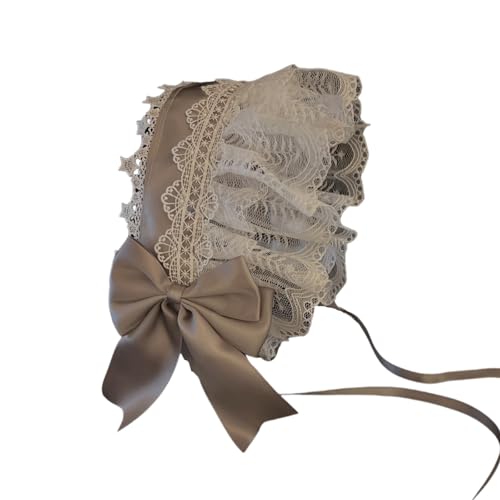 Damen-Stirnband, verstellbar, gerüschte Spitze und Schleife, Kopfschmuck, Schmuck für Cosplay- und Punk-Enthusiasten von Generic