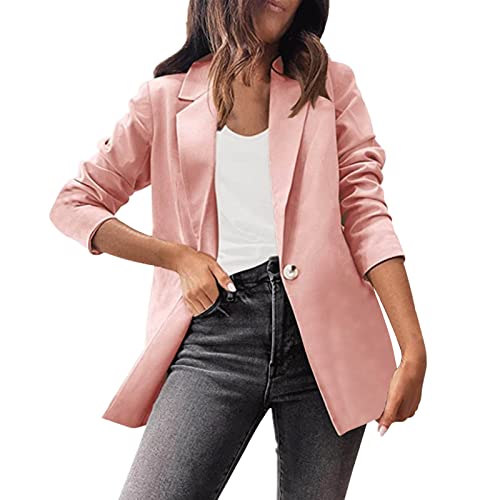 Damen Strickjacke Herbst Winter Blazer,Blazer Pastell,Blazer Grün Damen,Woll Blazer Damen,Spitzenblazer,Damen Blazer Kurz,Blazer Türkis von Generic