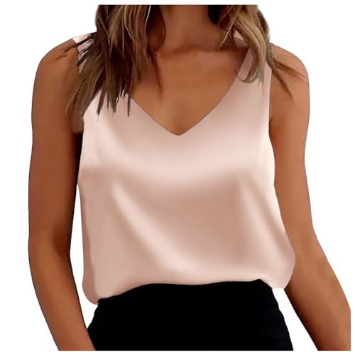 Damen Tank Top Ärmellose Sommer T Shirt Basic Tops,Blusen Top,Damen Tops,Braune Bluse,Bluse In Grün,Spitze Crop Top von Generic