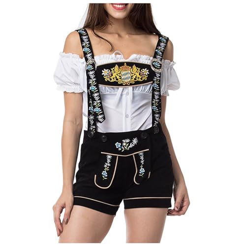 Damen Trachten Lederhose - Vintage kurz - Büffelleder Trachtenlederhose - Hose Dunkelbraun Damen Trachten Lederhose - Vintage kurz - Büffelleder Trachtenlederhose - Hose Dunkelbraun von Generic