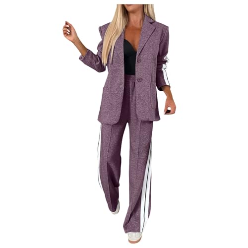 Damen Tracksuit Langarm Jogger Trainingsanzug Set Warm Vlies Kleidungsset Locker Sport Set Pullover Einfarbig Langarm Top&Lang Hosen Gym Freizeitanzug Casual Solide Sweatershirt Pullover Damen Tracksuit Langarm Jogger Trainingsanzug Set Warm Vlies Kleidungsset Locker Sport Set Pullover Einfarbig Langarm Top&Lang Hosen Gym Freizeitanzug Casual Solide Sweatershirt Pullover von Generic