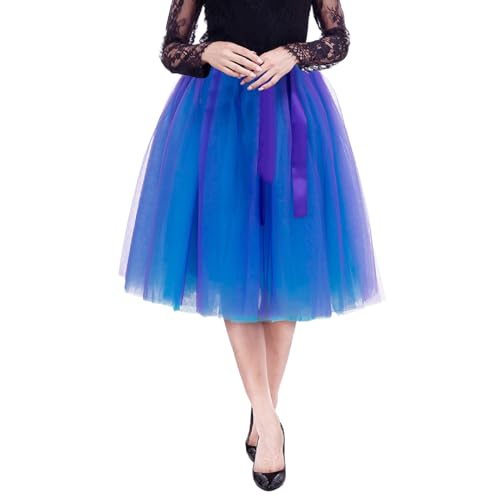 Damen Tüllrock 7 Lagig Tütü Retro Jahre Ballkleid Abendkleid Petticoat Tutu Unterrock Erwachsene Tüll Rock für Halloween Rock Karneval Party Festival Feier Faschingskostüme Damen Tüllrock 7 Lagig Tütü Retro Jahre Ballkleid Abendkleid Petticoat Tutu Unterrock Erwachsene Tüll Rock für Halloween Rock Karneval Party Festival Feier Faschingskostüme von Generic