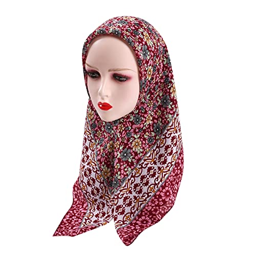 Damen Turban Vier Jahreszeiten neues Muster Mode Turban Muslim Print Turban Heardband Mode Stirnbänder für Frauen (RD2-A, Einheitsgröße) von Generic