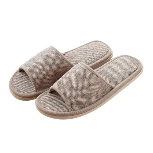 Damen Und Herren Pantoffeln - Plüsch Pantoffeln rutschfeste Filzpantoffeln Hausschuhe Flauschige Schlappen Damen Lustige Hausschuhe Fmilie Reisen Winter Plüsch Antirutsch Baumwolle Slippers von Generic