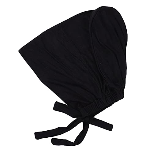 Damen Undercap Hijab Unterschal Hijab, Islamische Muslimische Unterschal Hijab Cap mit Tie Back Closure Solid Color Unter Schal Hijab Mütze Turban Kopfbedeckung Chemo Kopftuch Schlafmütze Schwarz Damen Undercap Hijab Unterschal Hijab, Islamische Muslimische Unterschal Hijab Cap mit Tie Back Closure Solid Color Unter Schal Hijab Mütze Turban Kopfbedeckung Chemo Kopftuch Schlafmütze Schwarz von Generic