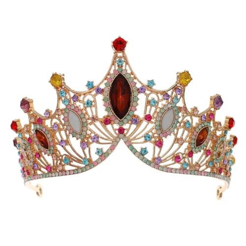 Damen Vintage Tiara Krone Königin Prinzessin Krone Hochzeit Party Haarschmuck 1 von Generic