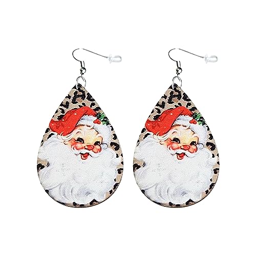 Damen-Weihnachtsmädchen-Ohrringe, Party-Dekorationen CqA266 (Khaki, One Size) von Generic