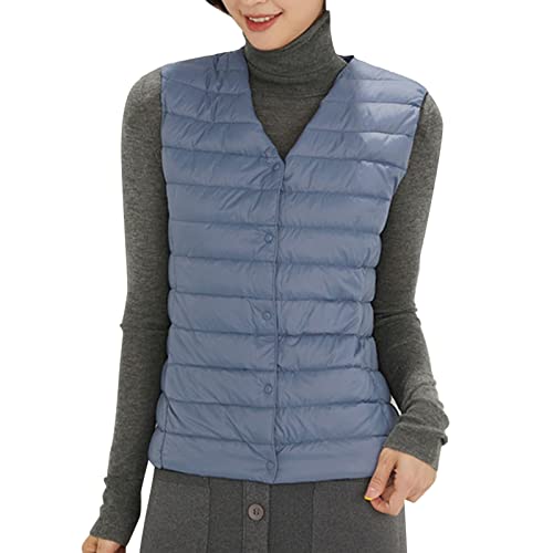 Damen Weste Top Damen Jacke Steppweste Frauen Winter Steppjacke Warme Leichte 2023 Jacken Athletic Damen Motorrad Jacke Outwear Daunenjacken, navy, 50 Damen Weste Top Damen Jacke Steppweste Frauen Winter Steppjacke Warme Leichte 2023 Jacken Athletic Damen Motorrad Jacke Outwear Daunenjacken, navy, 50 von Generic