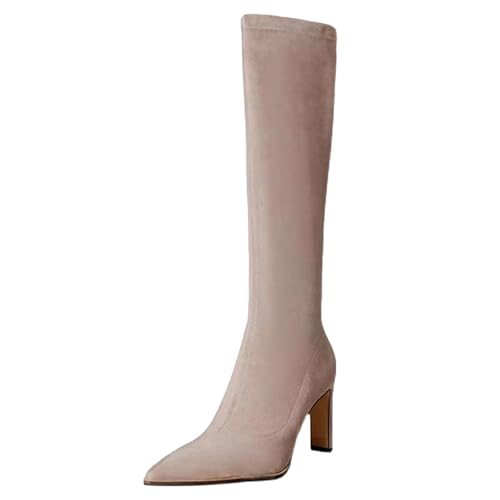 Damen Wildleder Halbstiefel Blockabsatz Übergangsstiefel Cowboystiefel Cowboyboots Niederung Stiefel Ankle Boots Halbhohe Westernstiefel Halbhoch Westernstiefel Damenstiefel von Generic