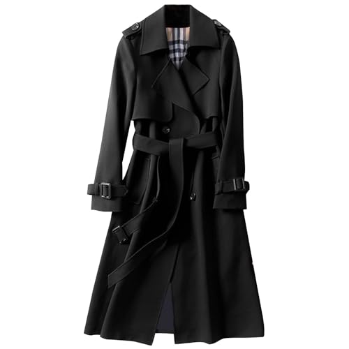 Damen Winddichter Elegant leichte Jacke Atmungsaktiv mit Kapuze Leichte Dünne Windbreaker Übergangsjacke Große Größen Fahrrad Windjacke Trenchcoat Wandern Sommerjacke von Generic