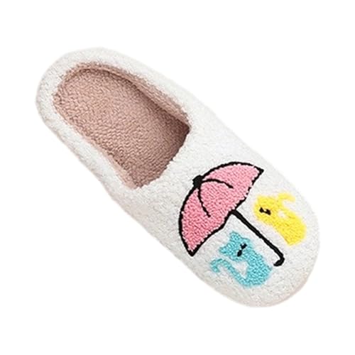 Damen Winter Warm Pantoffeln Haushaltsschuhe Memory Foam Mit Polar Fleece-Futter Plüsch Hausschuhe Unisex Gästepantoffeln Kuschelige Slippers Flauschig Filzpantoffeln von Generic