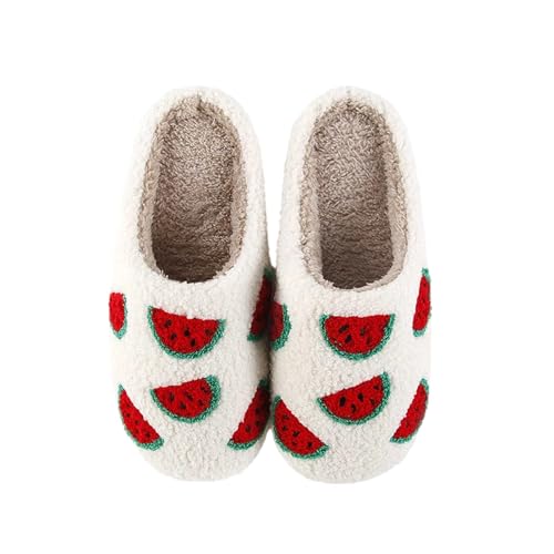 Damen Winter Warm Pantoffeln Haushaltsschuhe Memory Foam Plüschige Gemütliche Hausschuhe Plüsch Trendiger Slipper Cartoon Weich Indoor Outdoor von Generic