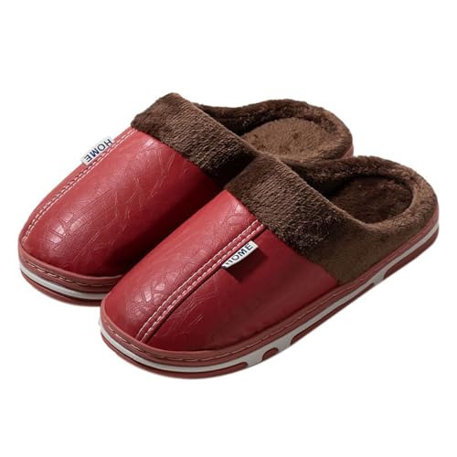 Damen Winter Warm Pantoffeln Hausschuhe Fell Unisex Slippers Memory Foam Plüsch Lustige Schlafzimmer Weich Indoor Outdoor von Generic
