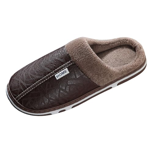Damen Winter Warm Pantoffeln Plüsch Rutschfeste Unisex Hausschuhe Slippers Bequeme Hüttenschuhe Für Lustige Kuschelige Weich Indoor Outdoor von Generic