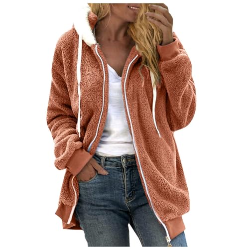 Damen Winterjacke GroßE GrößE Fleece Jacket Damen Winterjacke Parka Damen Winterjacke Warm Damen Jacke Damen Winterjacke Damen Wintermantel Winterjacke Damen Grosse GröSsen von Generic