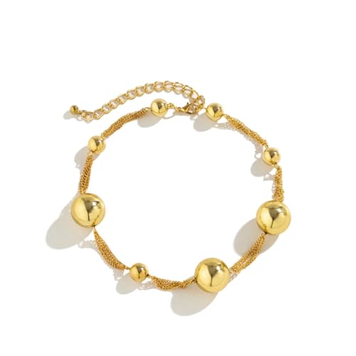 Damen personalisierte Patchwork Perlenkette Imitation Perle Quaste Halskette (F) von Generic