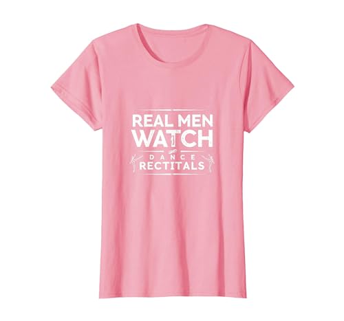 Dance Dads Real Men schauen Sich Konzerte an T-Shirt, Damen, Rosa, XS Dance Dads Real Men schauen Sich Konzerte an T-Shirt, Damen, Rosa, XS von Generic