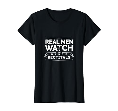 Dance Dads Real Men schauen Sich Konzerte an T-Shirt, Damen, Schwarz, XS Dance Dads Real Men schauen Sich Konzerte an T-Shirt, Damen, Schwarz, XS von Generic