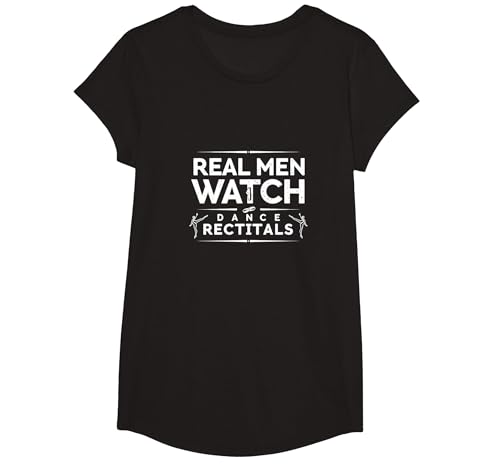 Dance Dads Real Men schauen Sich Konzerte an T-Shirt, Girls, Schwarz, XS Dance Dads Real Men schauen Sich Konzerte an T-Shirt, Girls, Schwarz, XS von Generic