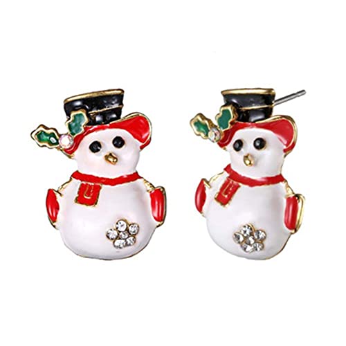 Dangle Charming Drop Fantastischer Schneemann-Ohrring für Weihnachten Professional und Fashion von Generic