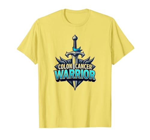 Darmkrebs-Krieger: Brave Fighter Empowering Symbol T-Shirt, Herren, Gelb, XXL Darmkrebs-Krieger: Brave Fighter Empowering Symbol T-Shirt, Herren, Gelb, XXL von Generic