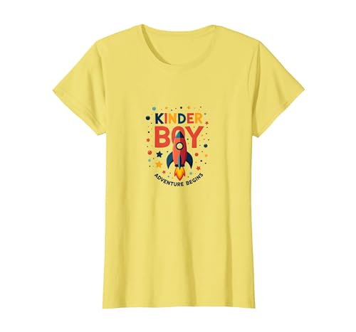 Das Abenteuer Kinder Boy beginnt mit der kosmischen Raketenreise T-Shirt, Damen, Gelb, XS Das Abenteuer Kinder Boy beginnt mit der kosmischen Raketenreise T-Shirt, Damen, Gelb, XS von Generic