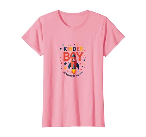 Das Abenteuer Kinder Boy beginnt mit der kosmischen Raketenreise T-Shirt, Damen, Rosa, XS Das Abenteuer Kinder Boy beginnt mit der kosmischen Raketenreise T-Shirt, Damen, Rosa, XS von Generic