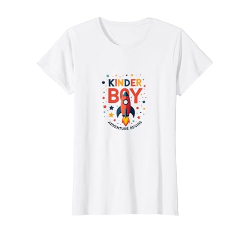 Das Abenteuer Kinder Boy beginnt mit der kosmischen Raketenreise T-Shirt, Damen, Weiß, XS Das Abenteuer Kinder Boy beginnt mit der kosmischen Raketenreise T-Shirt, Damen, Weiß, XS von Generic