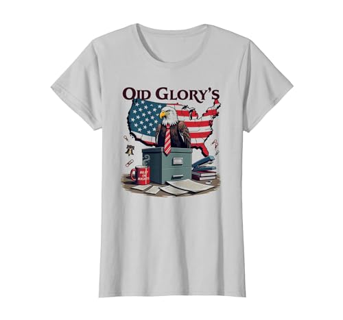 Das Büro von Old Glory T-Shirt, Damen, Silber, XL Das Büro von Old Glory T-Shirt, Damen, Silber, XL von Generic